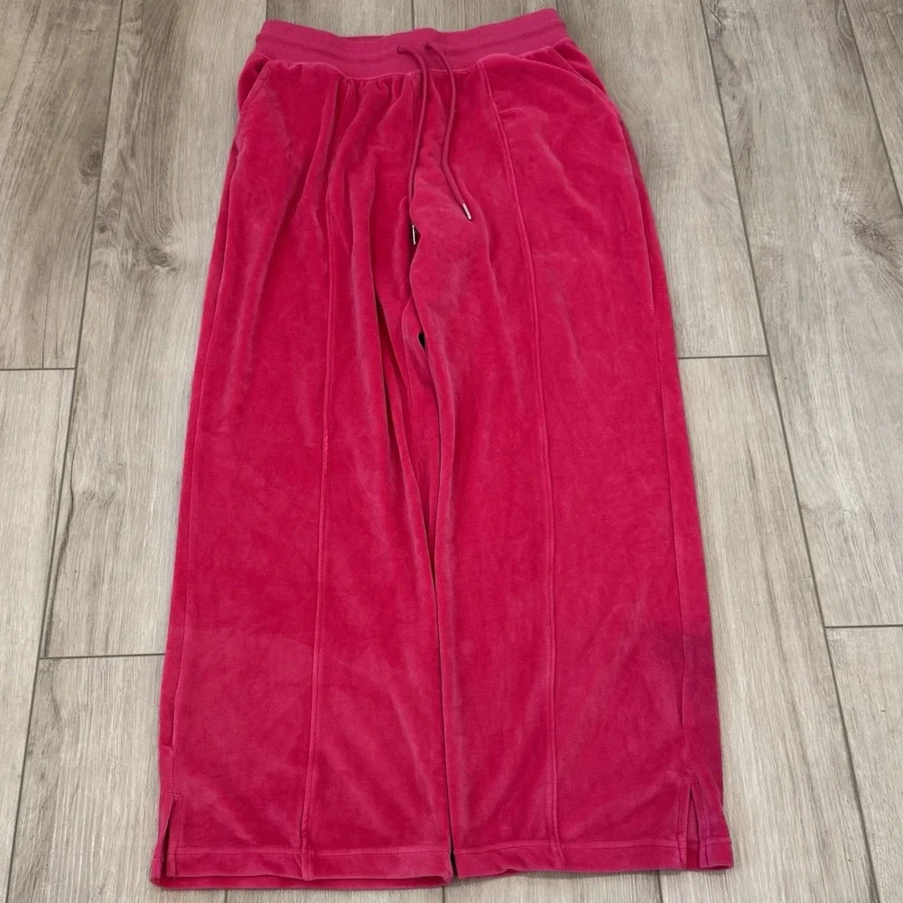 Jessica Simpson Pink Activewear Sweatpants Women's Size Medium Elastic Waist Y2K